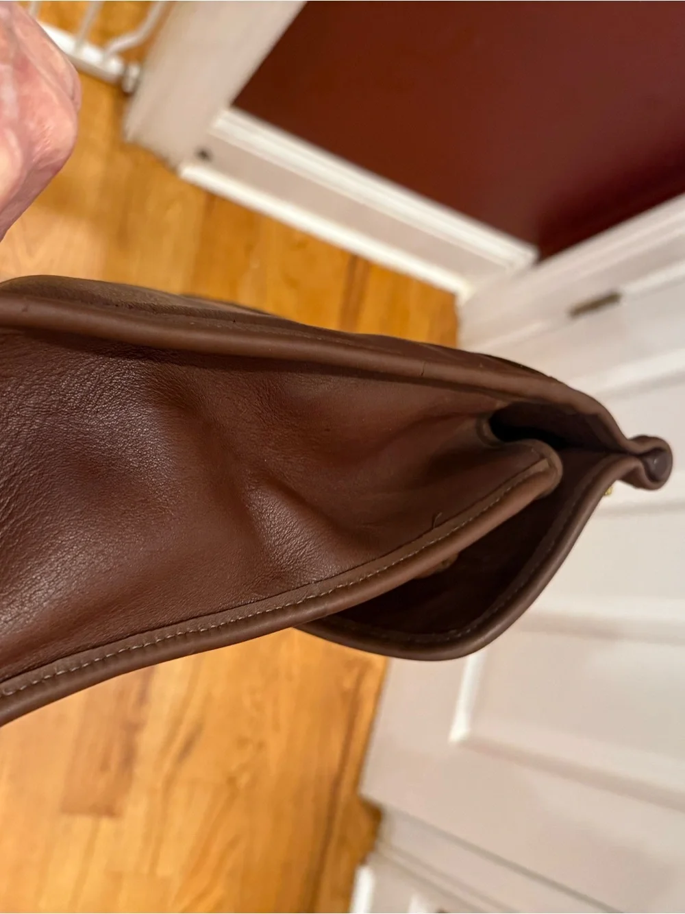 COACH VINTAGE Brown Leather Briefcase Shoulder Bag